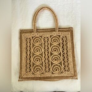 Vintage straw bag